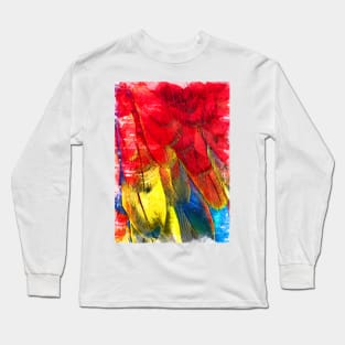 Bird Abstract Feather Pattern. For Feather & Bird Lovers. Long Sleeve T-Shirt